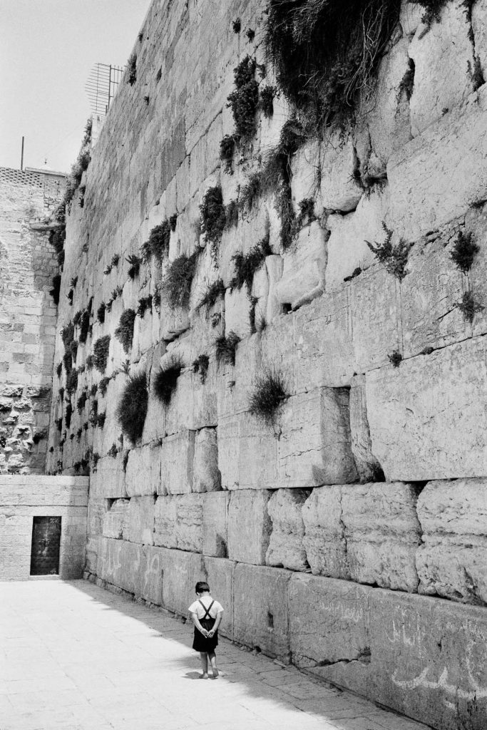 The Western Wall. Jerusalem, 1956.