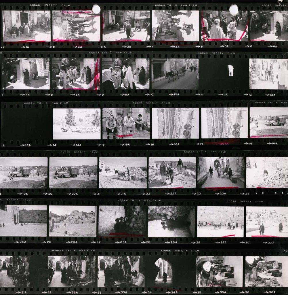 Contact sheet. 1972.