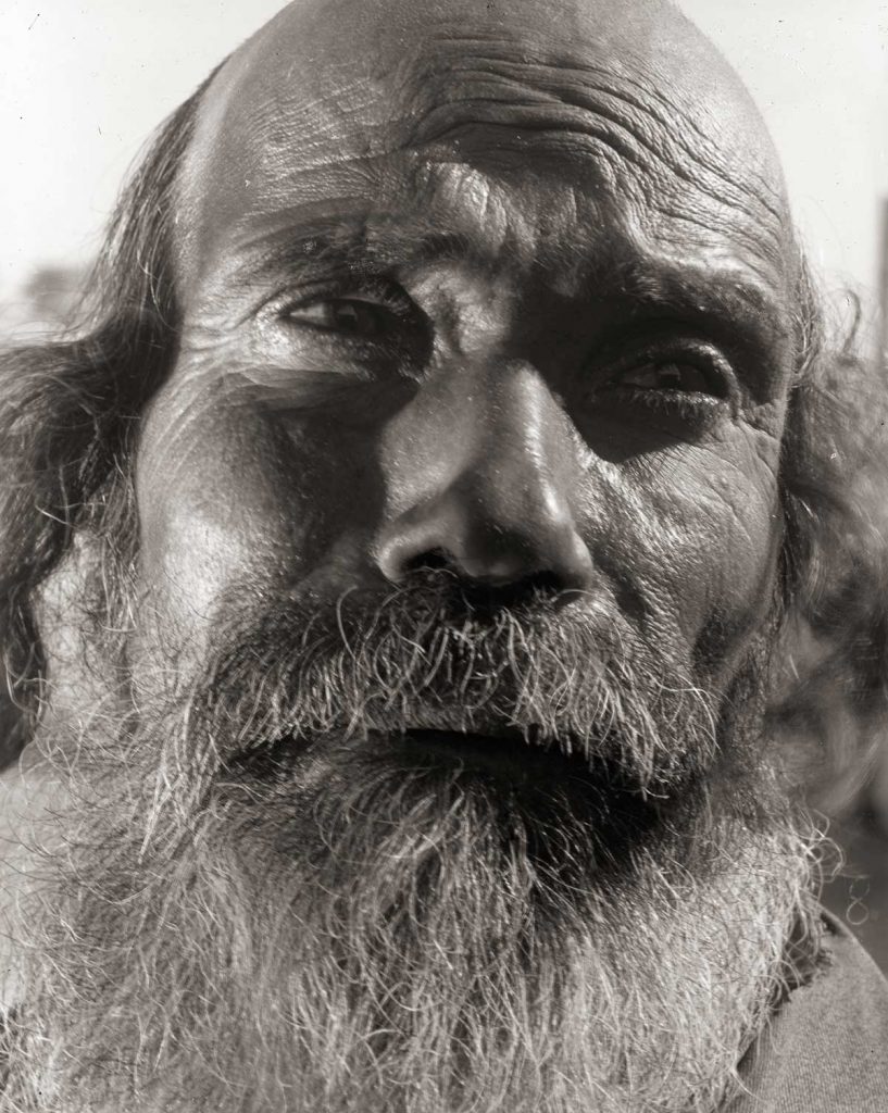 Portrait of a man with a long beard. Mandatory Palestine, 1931-1935.