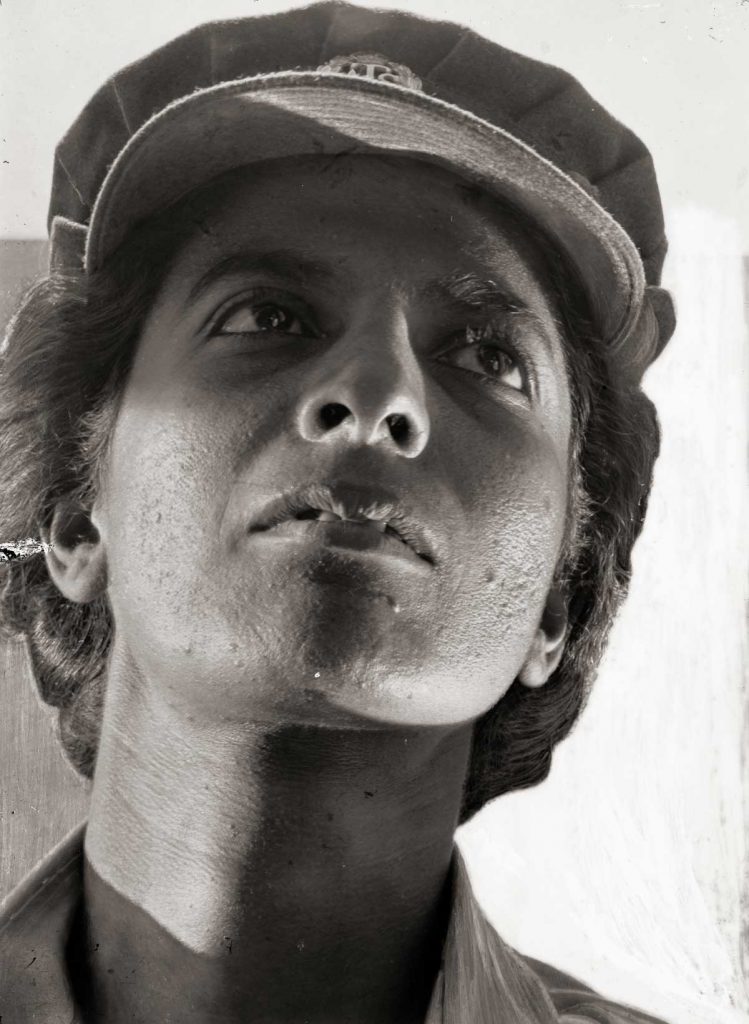 Portrait of a soldier. Mandatory Palestine, 1943.