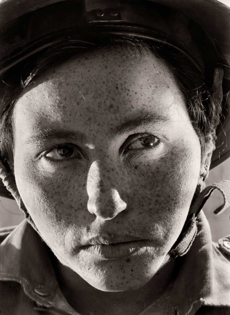 Portrait of a soldier. Mandatory Palestine, 1943.